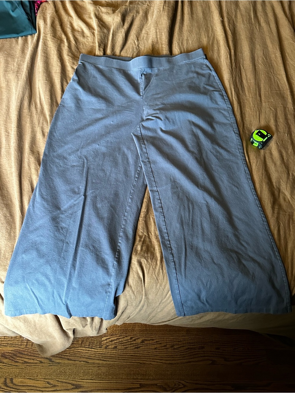 Isaac Mizrahi Wide-Leg pants in Slate Blue/grey